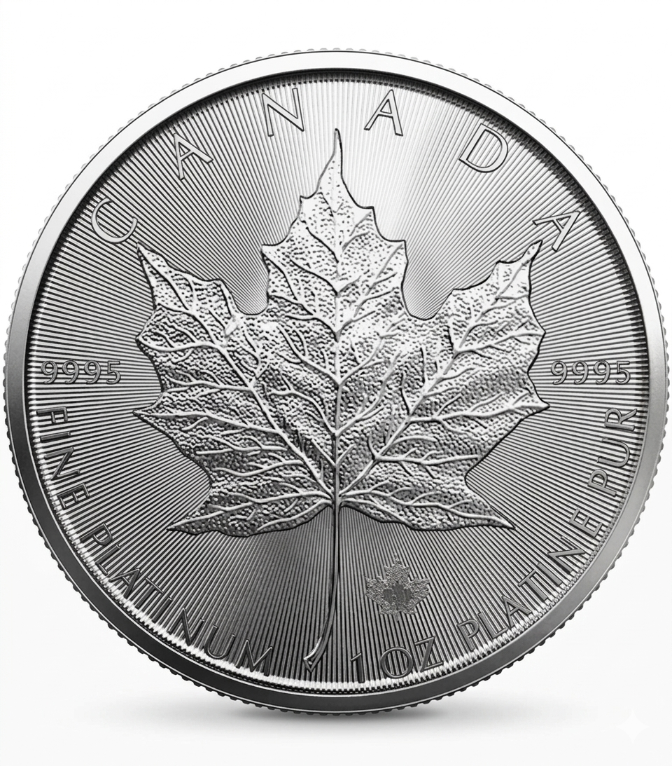 硬貨  カナダ メープルリーフ プラチナコイン (BU)　1オンスの買取実績