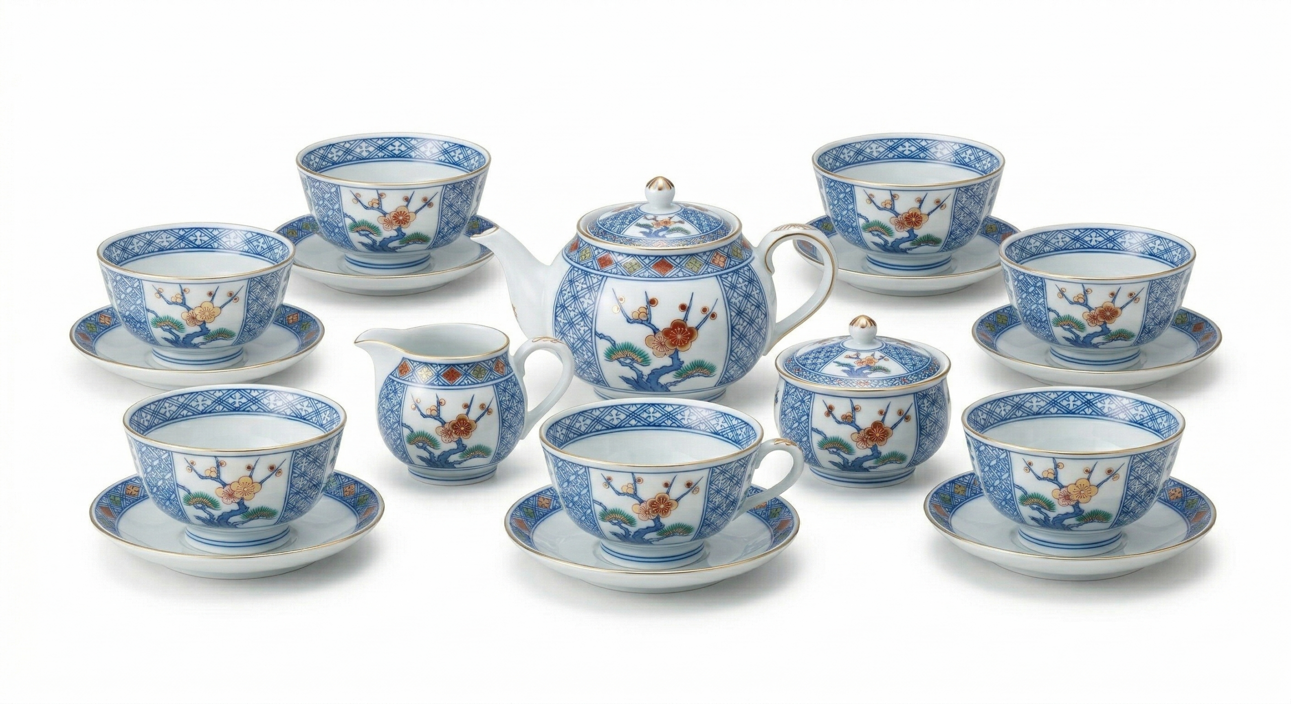 香蘭社 香蘭社 赤絵金彩 ティーセットの買取実績