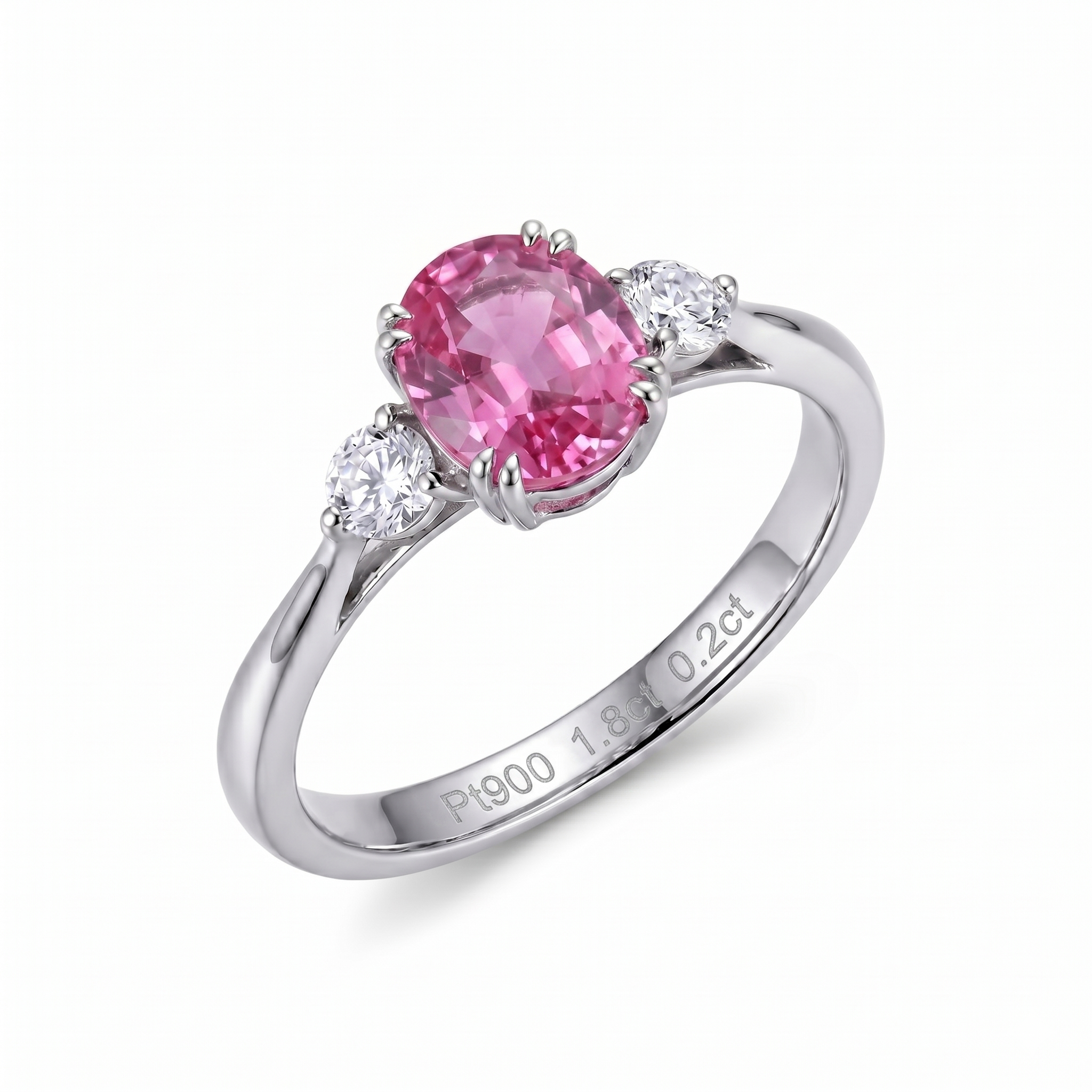 ジュエリー ピンクサファイア 1.8ct リング Pt900の買取実績