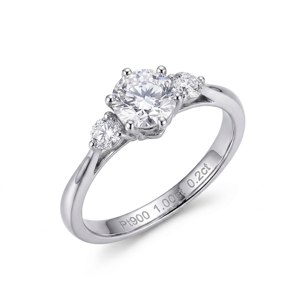 ジュエリー pt900 1.02ct　リングの買取実績