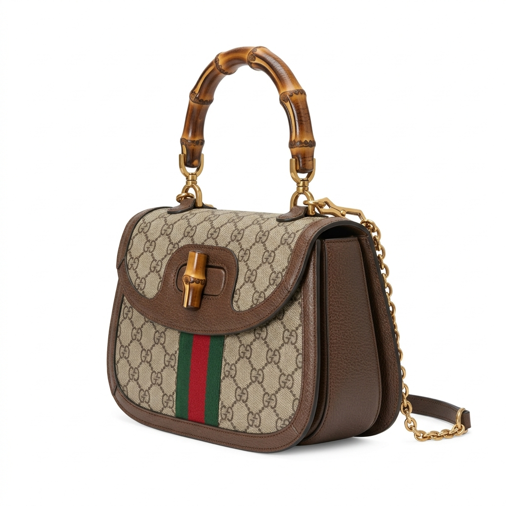 Gucci グッチ バンブーハンドル バッグの買取実績