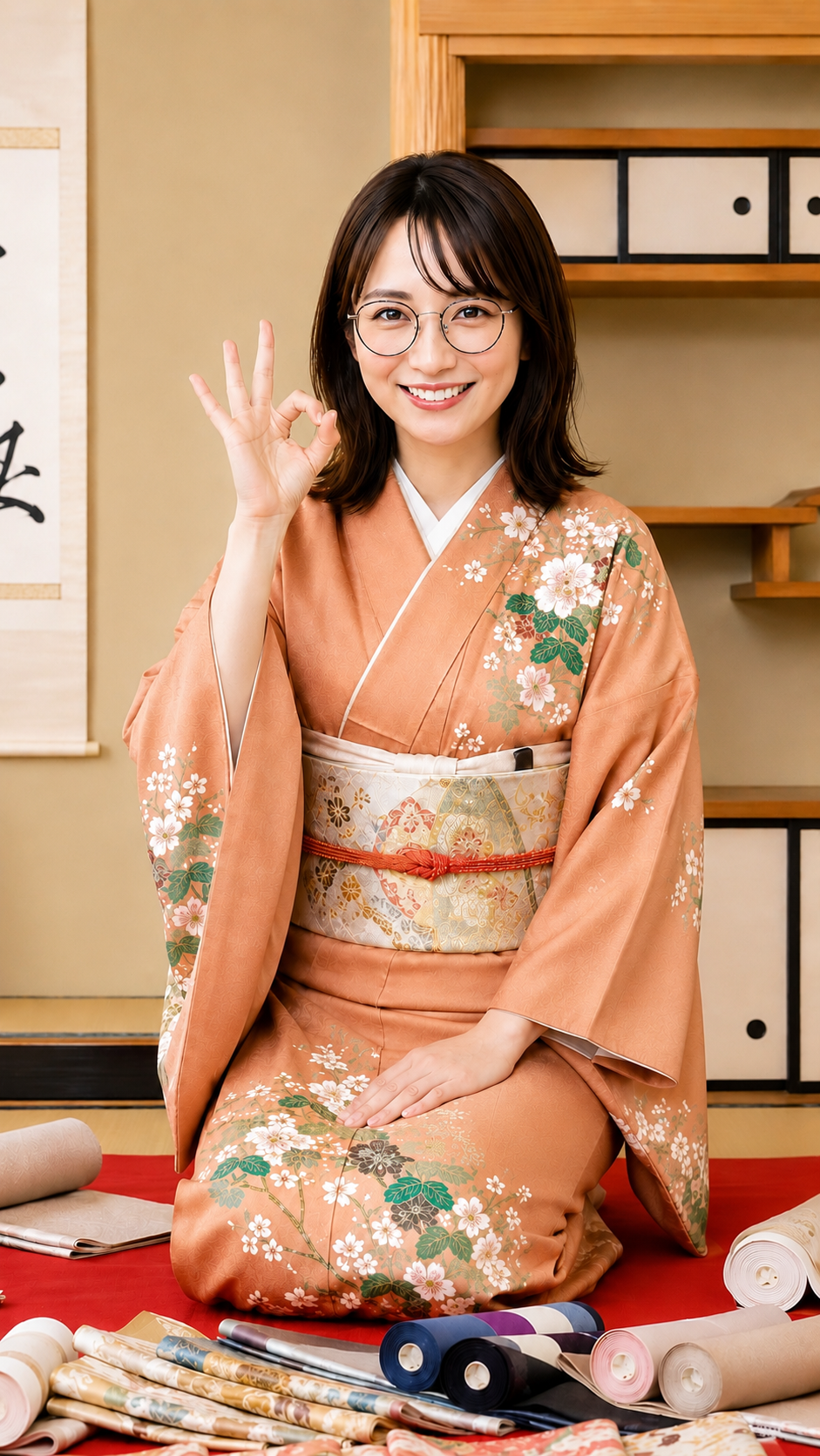着物を着た女性のメインビジュアル